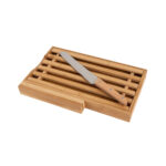 ESTIA ΕΠΙΦΑΝΕΙΑ ΚΟΠΗΣ BAMBOO ESSENTIALS ΜΕ ΜΑΧΑΙΡΙ ΨΩΜΙΟΥ 35.5x22x3.5cm - Image 3