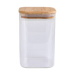 ESTIA ΔΟΧΕΙΟ ΑΠΟΘΗΚΕΥΣΗΣ BAMBOO ESSENTIALS 950ml ΓΥΑΛΙΝΟ ΜΕ ΚΑΠΆΚΙ - Image 2