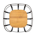 ESTIA ΦΡΟΥΤΙΕΡΑ BAMBOO ESSENTIALS ΜΕΤΑΛΛΙΚΗ 24x24x12.7cm ΜΑΥΡΗ - Image 3