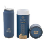 ESTIA ΘΕΡΜΟΣ TRAVEL CUP SAVE THE AEGEAN 500ml DENIM BLUE - Image 2