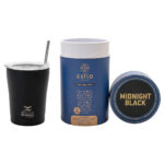ESTIA ΘΕΡΜΟΣ COFFEE MUG SAVE THE AEGEAN 350ml MIDNIGHT BLACK - Image 2