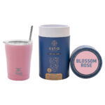 ESTIA ΘΕΡΜΟΣ COFFEE MUG SAVE THE AEGEAN 350ml BLOSSOM ROSE - Image 2