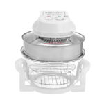 ESTIA ΦΟΥΡΝΑΚΙ ΡΟΜΠΟΤ CRYSTAL COOK 1400w 12lt ΜΕ ΑΝΤΙΣΤAΣΕΙΣ ΛΕΥΚΟ - Image 4
