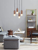 Φωτιστικό πολύφωτο 4φ αλουμίνιο/plexi G9 - Image 2