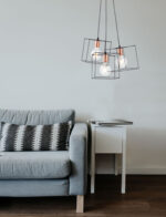 Φωτιστικό Πολύφωτο 3φ Μέταλλο μαύρο Ε27 - Image 2