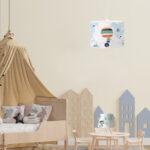 InLight Κρεμαστό φωτιστικό από καπέλο και λευκή ανάρτηση D:35cm (4034) - Image 2