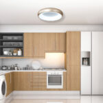 InLight Πλαφονιέρα οροφής LED 110W 3CCT από μαύρο και λευκό ακρυλικό D:60W (42020-Α-Black) - Image 2