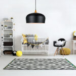 InLight Κρεμαστό φωτιστικό από μαύρο μέταλλο και ξύλο 1XE27 D:35cm (4387-BL) - Image 3