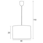 Φωτιστικό μονόφωτο παιδικό αμπαζούρ  πύραυλος Ε27 Φ40 - Image 3