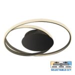 Φωτιστικό Οροφής ODEON LED 38W 1692lm CCT Φ45 ΜΑΥΡΟ 4610