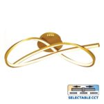 Φωτιστικό Οροφής MIRAGE  LED 33W 1695LM CCT  Χρυσό  4861