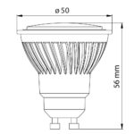 Λαμπτηρας GU10 10W 230V 3000k ceramic 4603 - Image 2