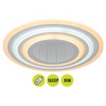 Πλαφωνιέρα Οροφής SATURN LED 75W με κοντρόλ για εναλλαγή χρωμάτων 4831
