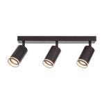 Σπότ Οροφής-Ράγα KING 3x GU10 36cm ΜΑΥΡΟ  – 4796