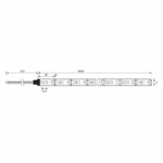 Ταινια LED 18WX5M IP20 2200L 120SMD2835 6400K GALO 3983 - Image 2