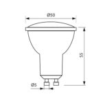 Λαμτηρας GU10 5W 230V 6400 XARD 3342 - Image 2