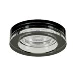 Σποτ χωνευτο στρογ μαυρο γυαλη 230V GU10 LED SL420 3874