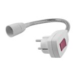 Πορτατφ σπιραλ πριζας με διακοπτη GU10 IP20 STECKER 4420