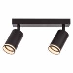 Σπότ Ράγα Μαύρο SP732-2GU10 KING 4794