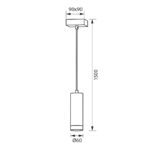 Φωτιστικό Κρεμαστό BENITO Ξύλο SSP737-1 GU10 230V  4881 - Image 2
