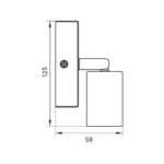 Σποτ μονο βαση ξυλο E27 SP 746 LORENZO 230V 4887 - Image 2