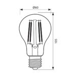 Λαμπτηρας A60 10W FILAMEND 3000K E27 230V 4175 - Image 2