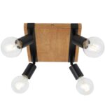 Σπότ Ροζέτα LORENZO Ξύλο 4ΧE27 SP745 230V  4890 - Image 2