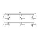 Σπότ Ράγα LORENZO Ξύλο 3XE27  SP744-3  230V 4889 - Image 2