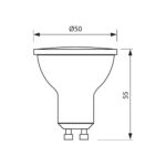 Λαμπτηρες LED CU10 3W 230V 4000K BETA 3939 - Image 2