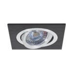 Σποτ χωνευτο μαυρο SL621 GU10 230V 3882