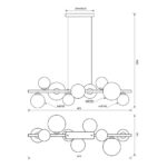 Φωτιστικό Κρεμαστό SSP782-9H G9 230V IP20 GALILEO ΦΙΜΕ ΓΥΑΛΙ 5044 - Image 2