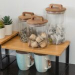 ΔΟΧΕΙΟ ΑΠΟΘΗΚΕΥΣΗΣ ALLURE ΓΥΑΛΙΝΟ 1300ml 10x10x22cm ΚΩΔΙΚΟΣ ΠΡΟΪΟΝΤΟΣ: 01-17491 - Image 2