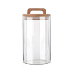 ΔΟΧΕΙΟ ΑΠΟΘΗΚΕΥΣΗΣ ALLURE ΓΥΑΛΙΝΟ 1000ml 10x10x19cm  01-17484