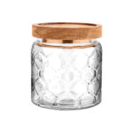 ΔΟΧΕΙΟ ΑΠΟΘΗΚΕΥΣΗΣ ALLURE ΓΥΑΛΙΝΟ 500ml 11x10cm ΑΝΑΓΛΥΦΟ   01-23591