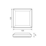 ΑΠΛΙΚΑ ΕΞΩΤΕΡΙΚΟΥ ΧΩΡΟΥ LED 4.5W 230V 4000K IP65 ALVIA 3664 - Image 2