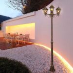 ΚΟΛΩΝΑ ΜΕ 3ΦΑΝΑΡΙΑ ΑΛΟΥΜΙΝΙΟΥ 2ΜΕΤΡΑ 3Ε27 230V IP44 4375 - Image 2
