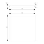 ΦΩΤΙΣΤΙΚΟ ΟΡΟΦΗΣ ΟΡΥΚΤΗΣ ΥΝΑΣ 60Χ60 40W 4800L CCT IP20 230V 04530 - Image 2