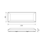 ΑΠΛΙΚΕΣ ΕΞΩΤΕΡΙΚΟΥ ΧΩΡΟΥ LED 4W 4000K IP65 230V ALVIA 3662 - Image 2