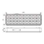 ΦΩΤΙΣΤΙΚΟ ΑΣΦΑΛΕΙΑΣ RACER 3W Li-ion 3,7V IP20 4032 - Image 2