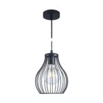 ΦΩΤΙΣΤΙΚΟ ΚΡΕΜΑΣΤΟ ΜΑΥΡΟ Φ180 E27 SSP755 230V IP20 5004