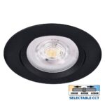 ΣΠΟΤ ΟΡΟΦΗΣ ΧΩΝΕΥΤΟ ΜΑΥΡΟ LED CCT 5W 230V IP20 350L 5138