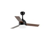 Ανεμίστηρας Οροφής LED 24W 2160lm Φ1220 3 Πτερύγια - Ξύλο - 3 ταχύτητες λειτουργίας ΜΑΥΡΟ 3185