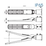 ΦΩΤΙΣΤΙΚΟ ΔΡΟΜΟΥ LED 50W 6400K IP65 5000L 230V STRADA - Image 2