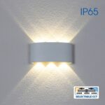 ΑΠΛΙΚΑ ΕΞΩΤΕΡΙΚΟΥ ΧΩΡΟΥ ΛΕΥΚΗ LED 6W CCT 460L 230V ARUBA 4821