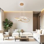 ΦΩΤΙΣΤΙΚΟ ΚΡΕΜΑΣΤΟ ΧΡΥΣΟ LED 60W CCT 3653L 230V IP20 MAREA 5174 - Image 3