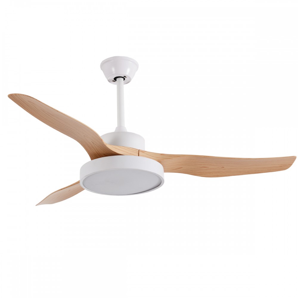 102000210_1-1000x1000 it-Lighting Nitinat Ανεμιστήρας Οροφής με LED 25W, DC Μοτέρ & Smart App - Λευκό/Ξύλο (102000210) - Image 1