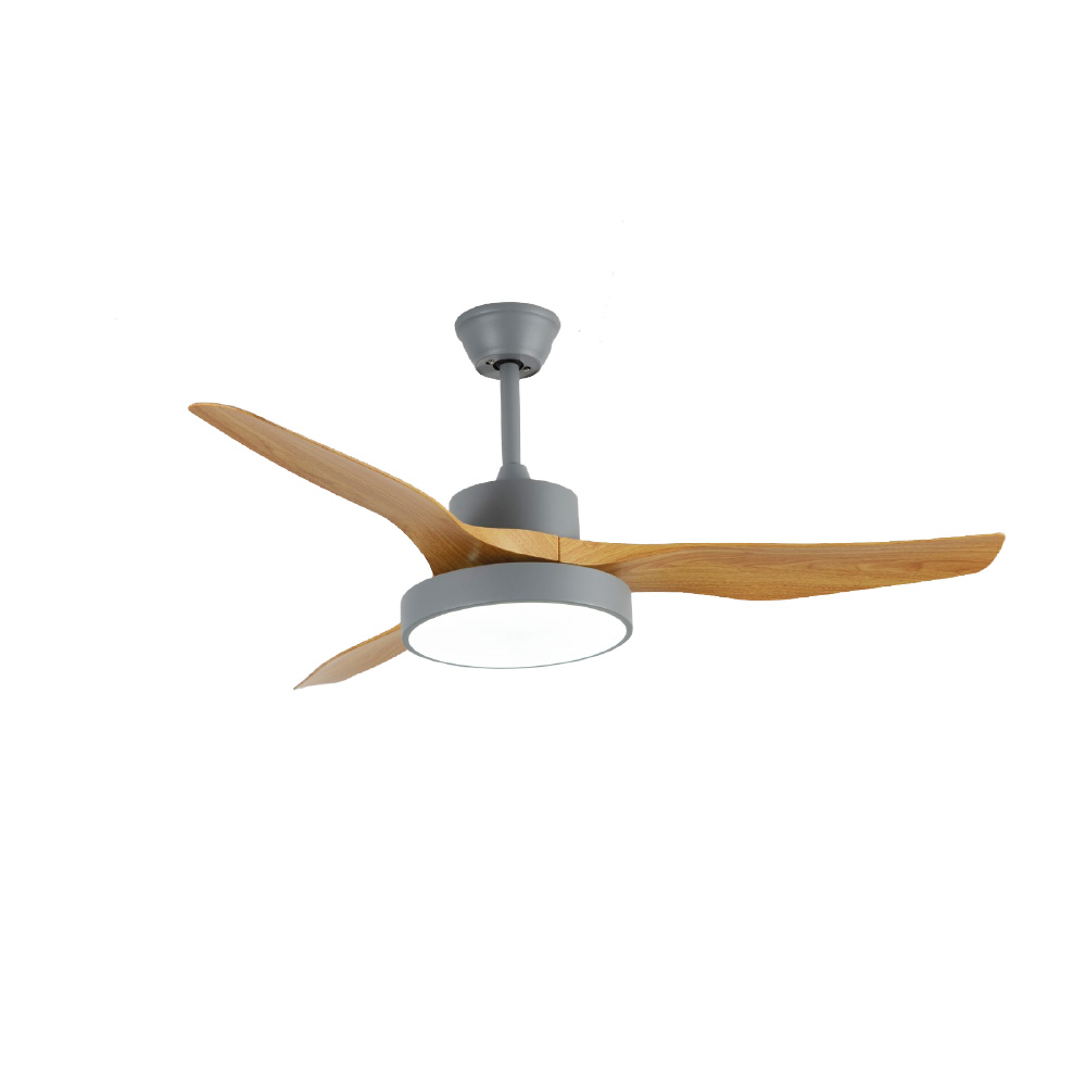 gray 1 (2)-1000x1000 it-Lighting Nitinat Ανεμιστήρας Οροφής με LED 25W, DC Μοτέρ & Smart App - Γκρι/Ξύλο (102000230) - Image 1